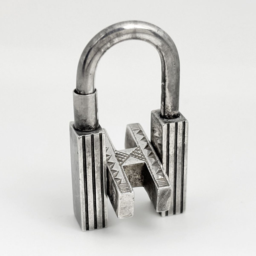 Hermes Bag Charm Pendant Key Holder Touareg 925 Sterling Silver — view 2