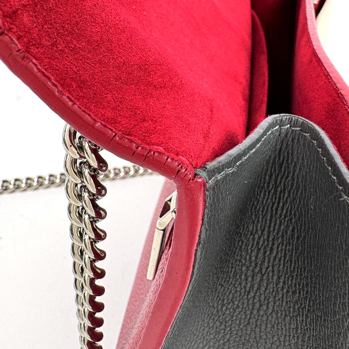 Louis Vuitton My Lockme BB Shoulder Bag Leather Bordeaux Ivory — view 7