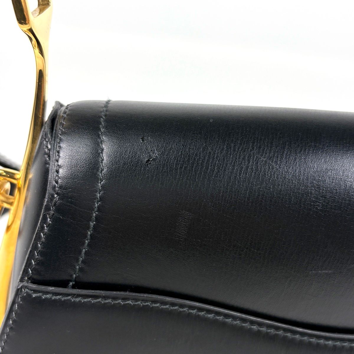 Hermes Shoulder Bag Passcode Box Calf Black — view 6