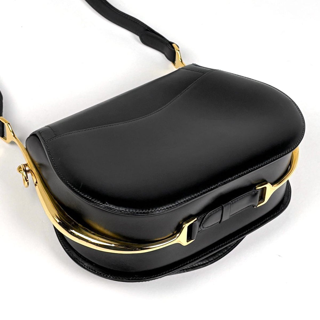 Hermes Shoulder Bag Passcode Box Calf Black — view 2