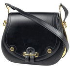 Hermes Shoulder Bag Passcode Box Calf Black