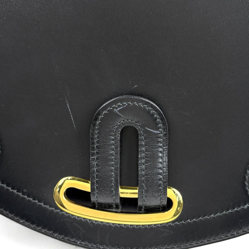 Hermes Shoulder Bag Passcode Box Calf Black — view 7