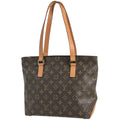 Louis Vuitton Cabas Piano Tote Shoulder Bag Monogram Brown