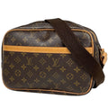 Louis Vuitton Reporter PM Shoulder Bag Monogram Brown