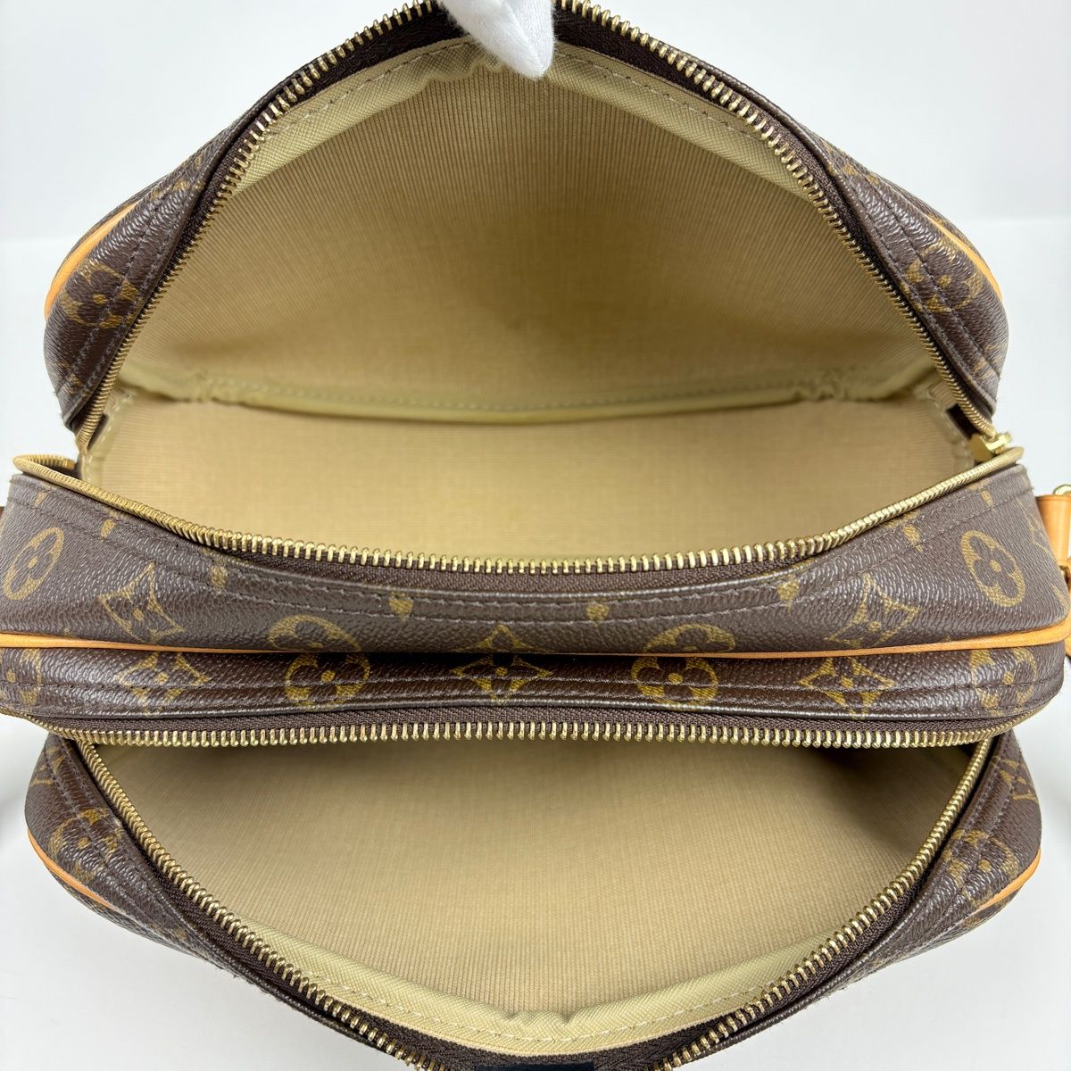 Louis Vuitton Reporter PM Shoulder Bag Monogram Brown — view 7