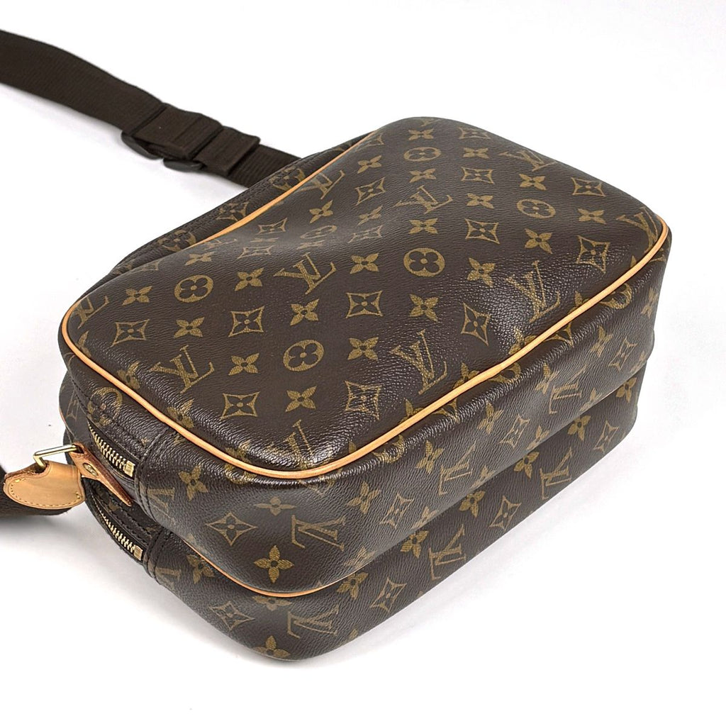 Louis Vuitton Reporter PM Shoulder Bag Monogram Brown — view 2