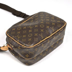Louis Vuitton Reporter PM Shoulder Bag Monogram Brown — view 2