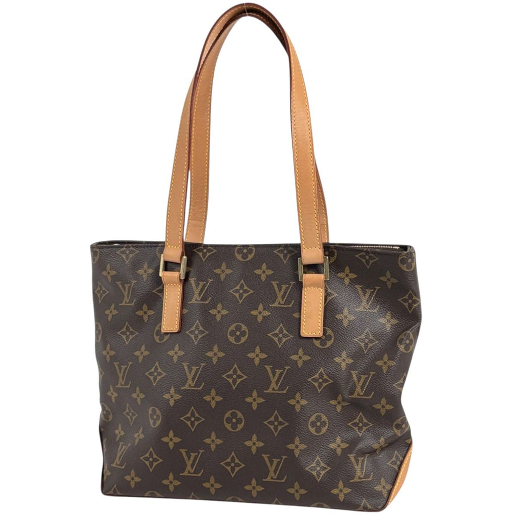 Louis Vuitton Cabas Piano Tote Shoulder Bag Monogram Brown