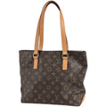 Louis Vuitton Cabas Piano Tote Shoulder Bag Monogram Brown