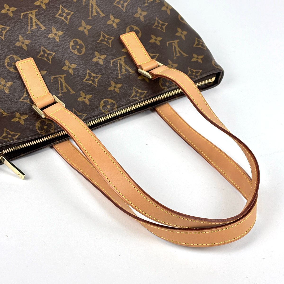 Louis Vuitton Cabas Piano Tote Shoulder Bag Monogram Brown — view 6