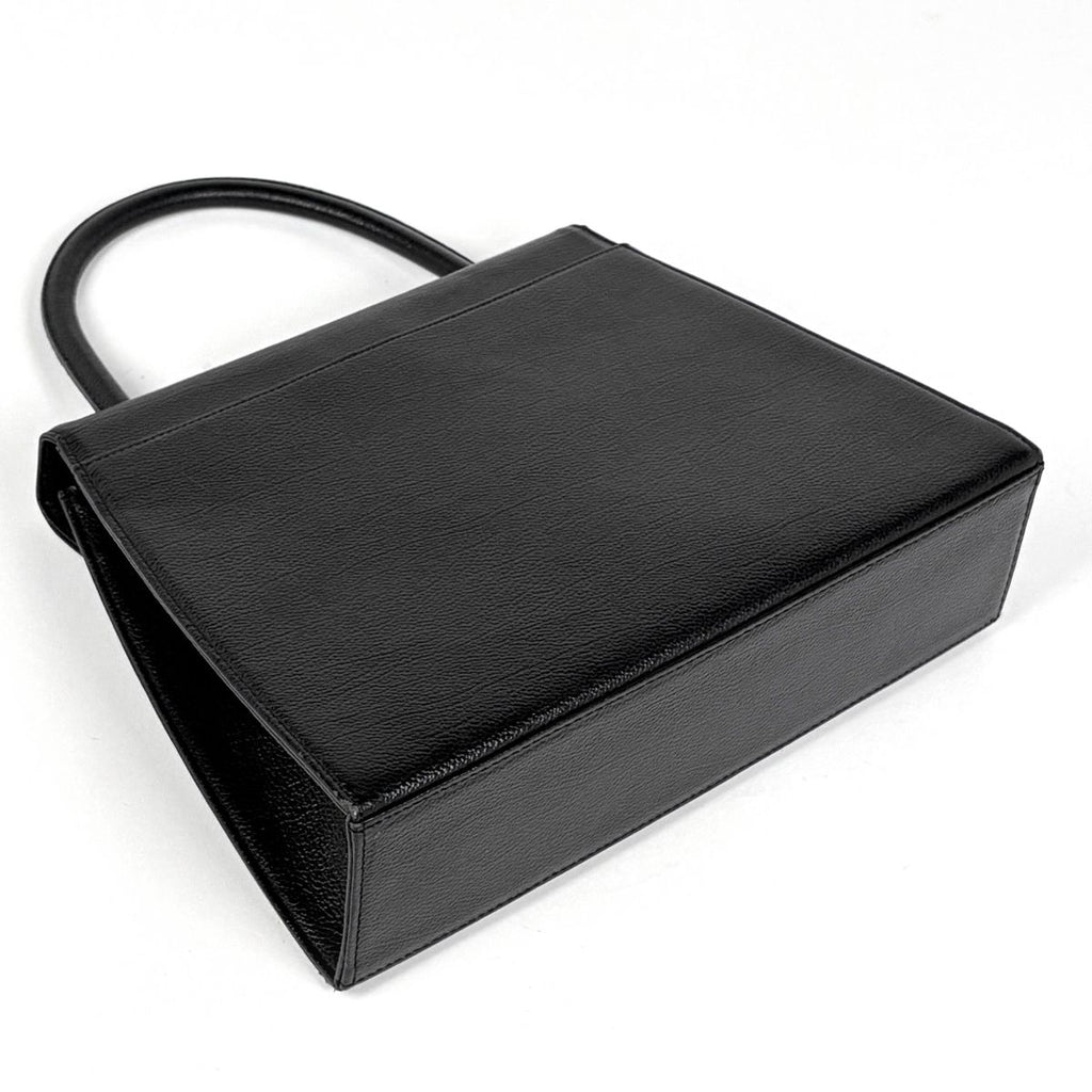Saint Laurent Handbag Logo Leather Black — view 2