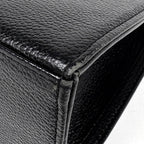 Saint Laurent Handbag Logo Leather Black — view 3
