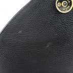 Saint Laurent Handbag Logo Leather Black — view 7