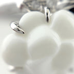 Chanel Camellia Ring Onyx Chalcedony Melee Diamond Flower Motif — view 3