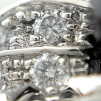 Chanel Camellia Ring Onyx Chalcedony Melee Diamond Flower Motif — view 4