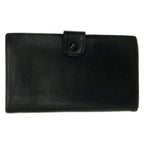 Chanel Wallet Black CC Logo Gold Kiss Lock