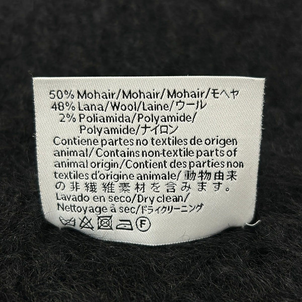 Loewe Shawl Black Wool Scarf — view 3