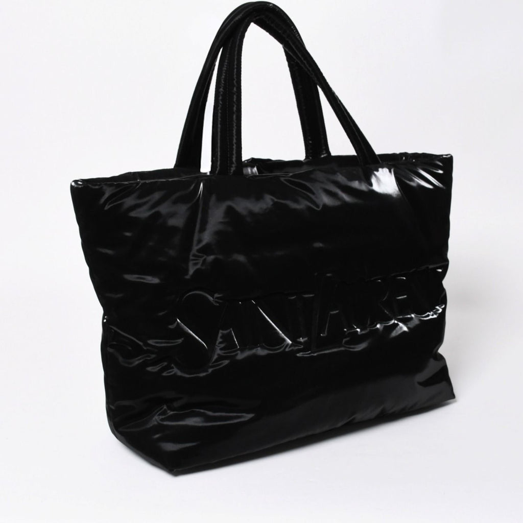 Saint Laurent Paris Tote Bag Leather Black — view 3