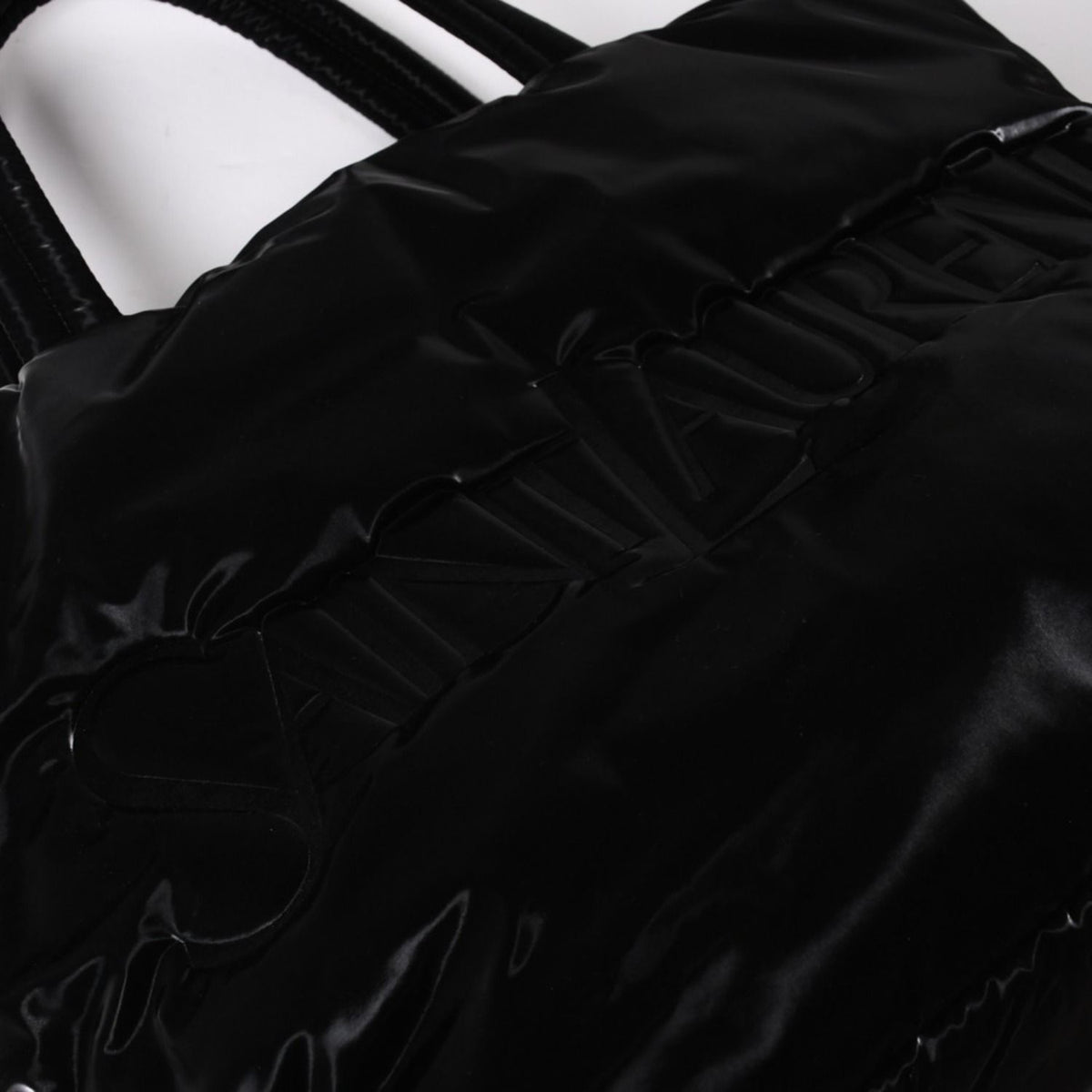 Saint Laurent Paris Tote Bag Leather Black — view 6