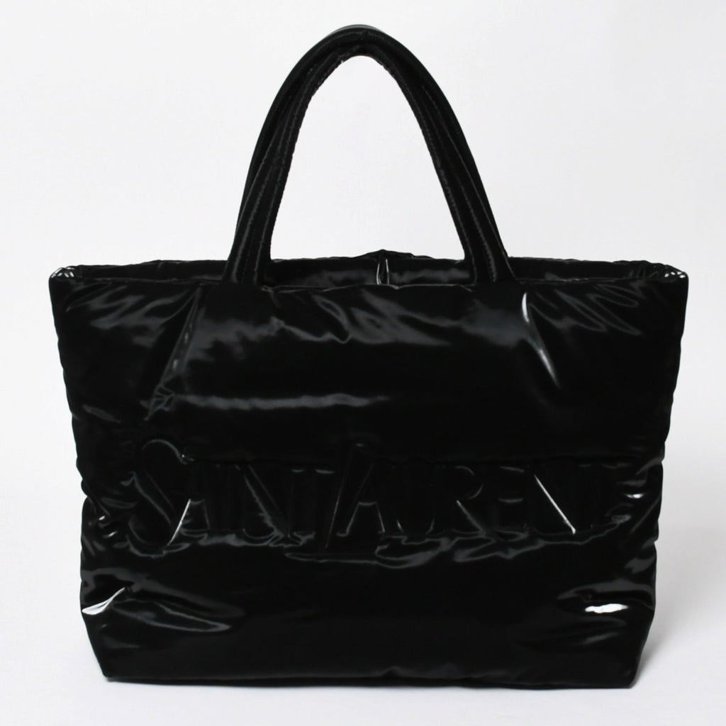 Saint Laurent Paris Tote Bag Leather Black
