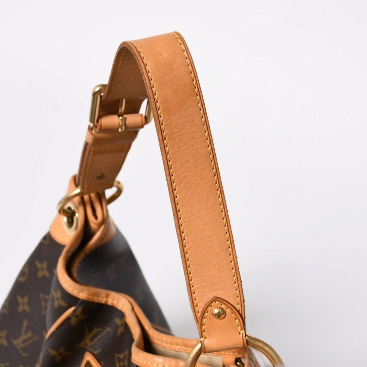 Louis Vuitton Galleria PM Monogram Handbag White Leather — view 5