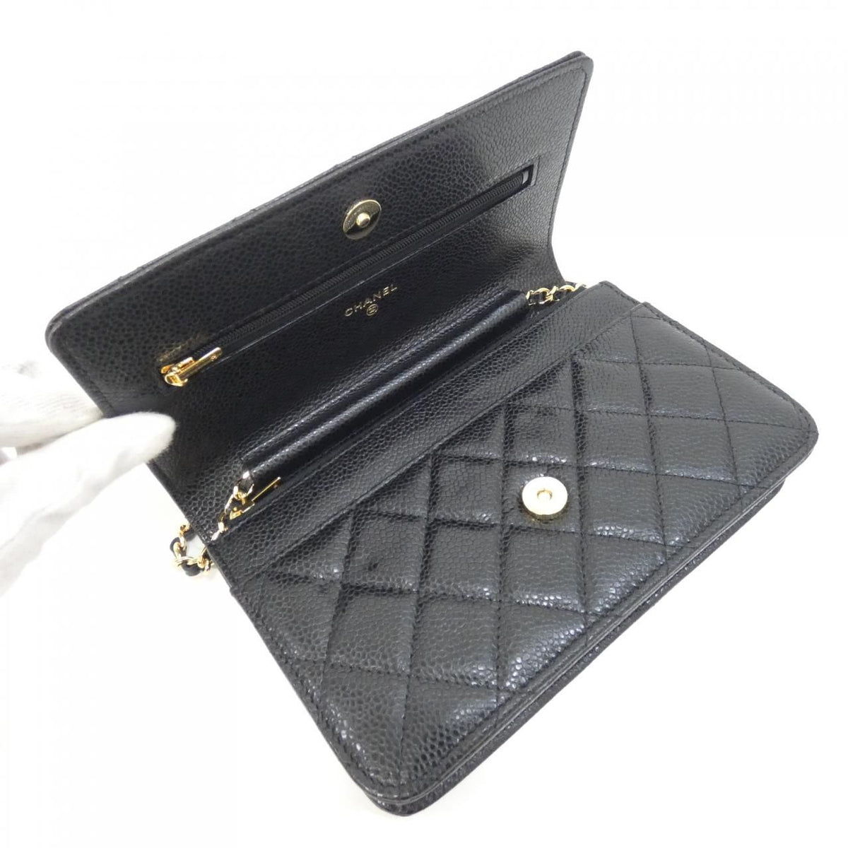 Chanel Timeless Classic Line Chain Wallet Shoulder Bag — view 6