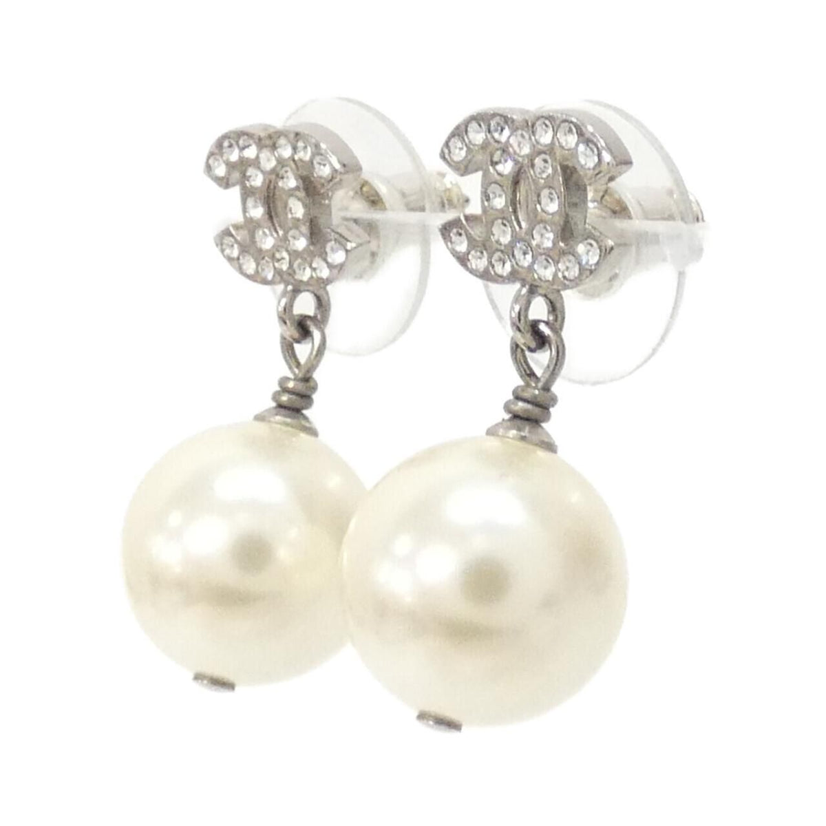 Chanel Earrings Silver — view 2