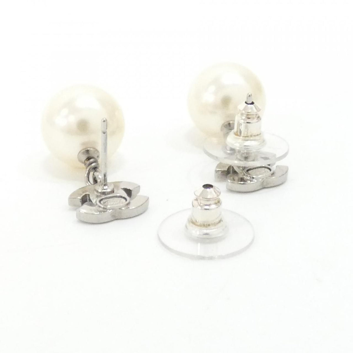 Chanel Earrings Silver — view 3