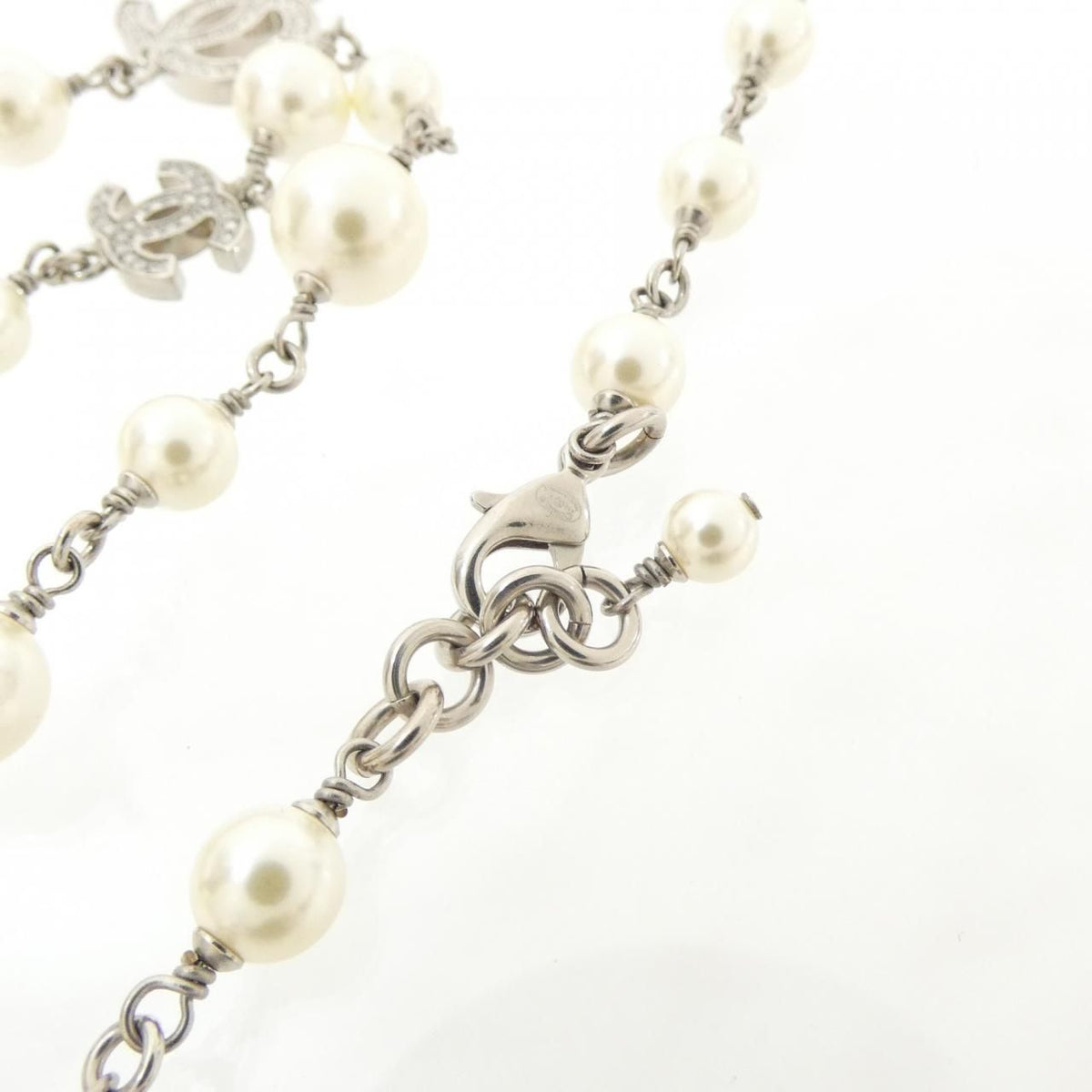 Chanel Necklace Silver — view 4