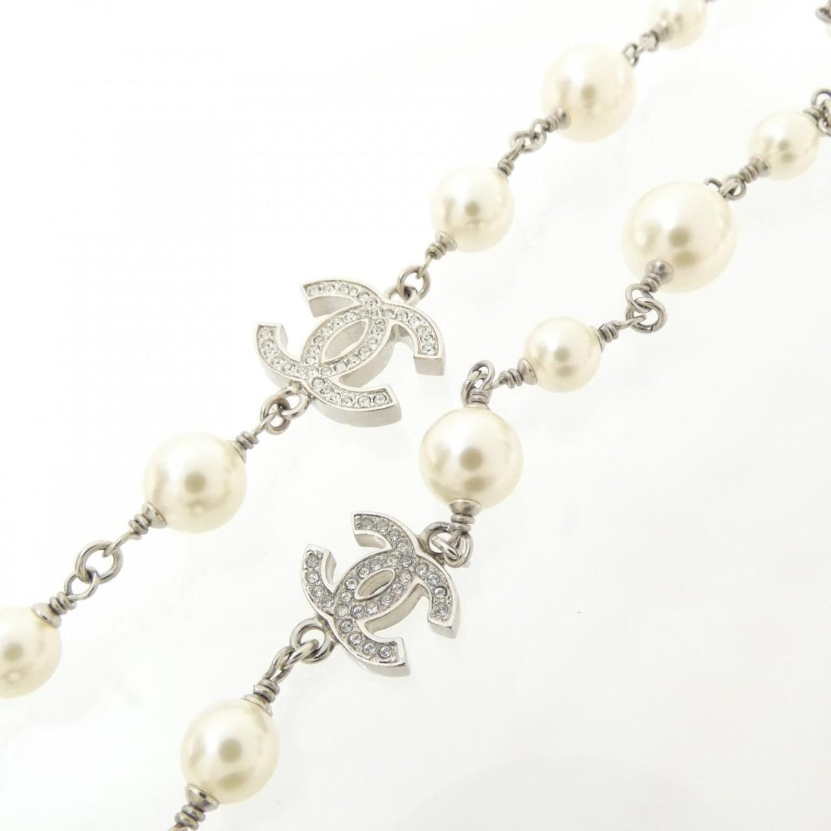 Chanel Necklace Silver — view 3