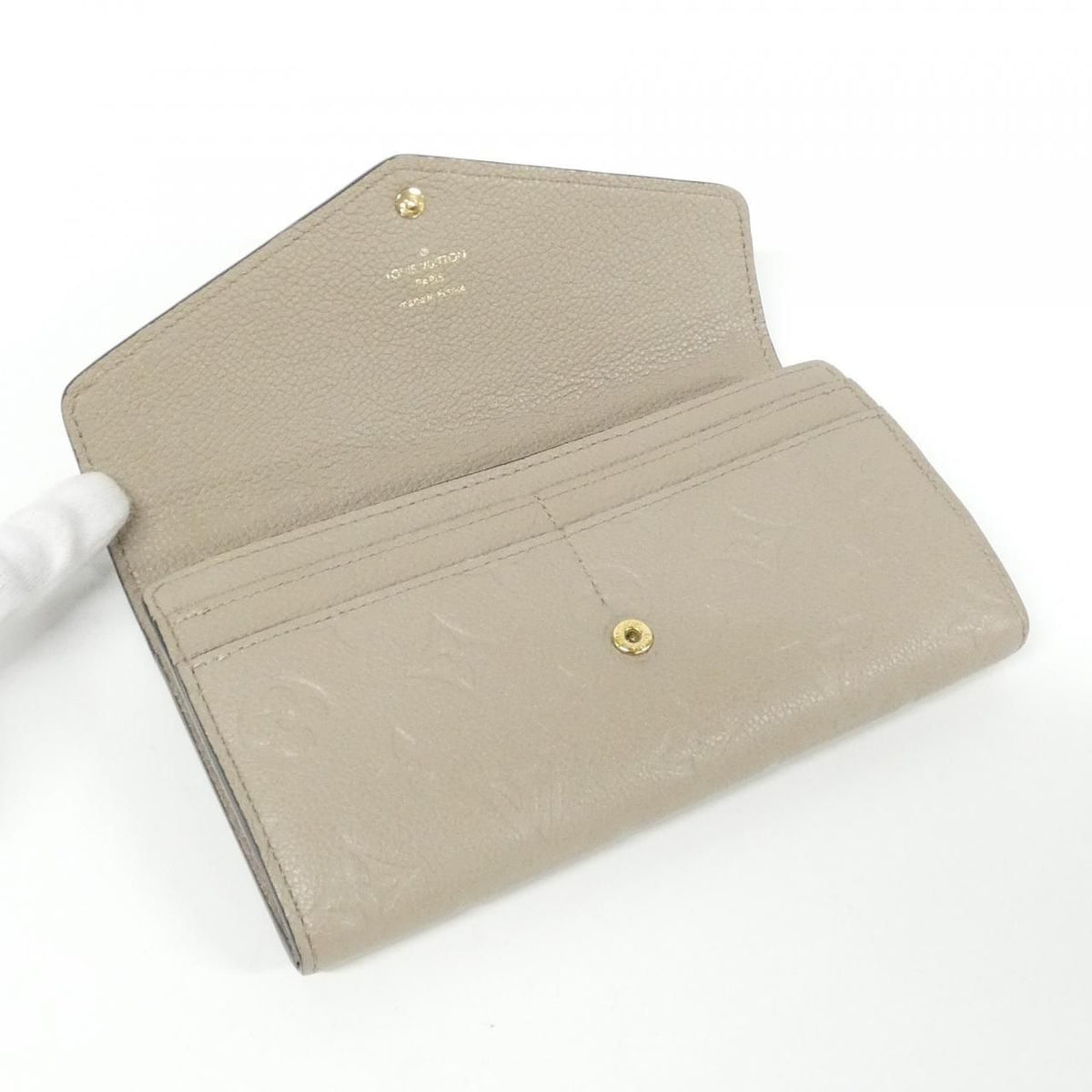 Louis Vuitton Monogram Empreinte Portefeuille Sarah Wallet — view 5