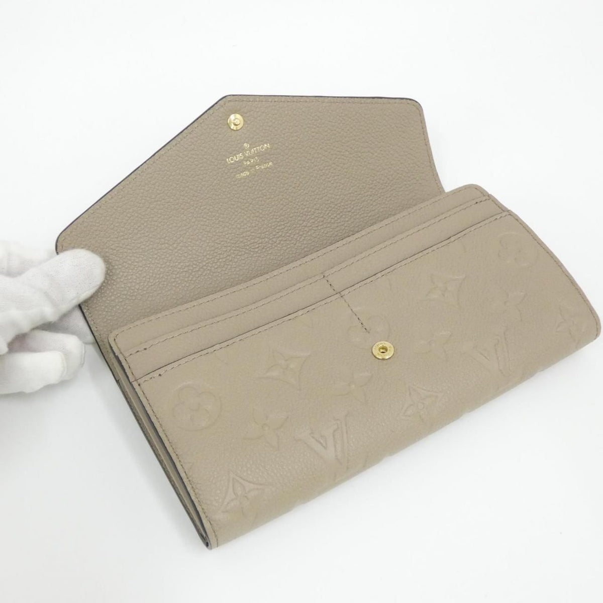Louis Vuitton Monogram Empreinte Portefeuille Sarah Wallet — view 4