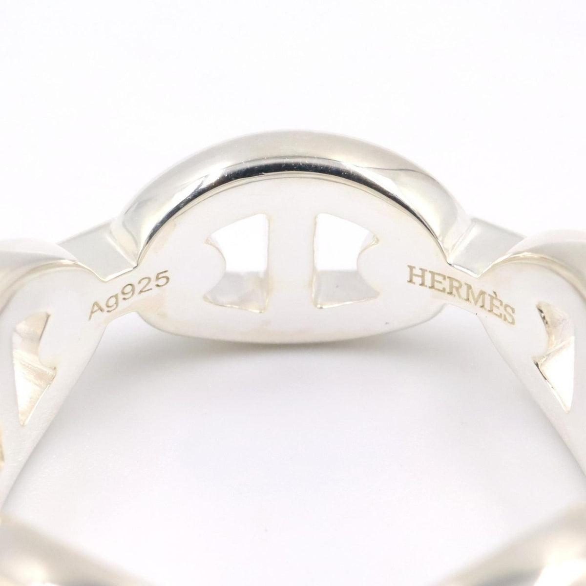 Hermes Ring Enchainee PM 925 Sterling Silver — view 3