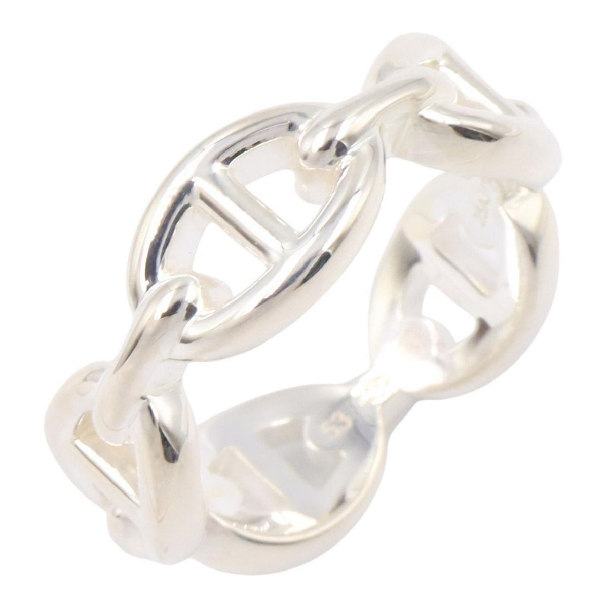 Hermes Ring Enchainee PM 925 Sterling Silver