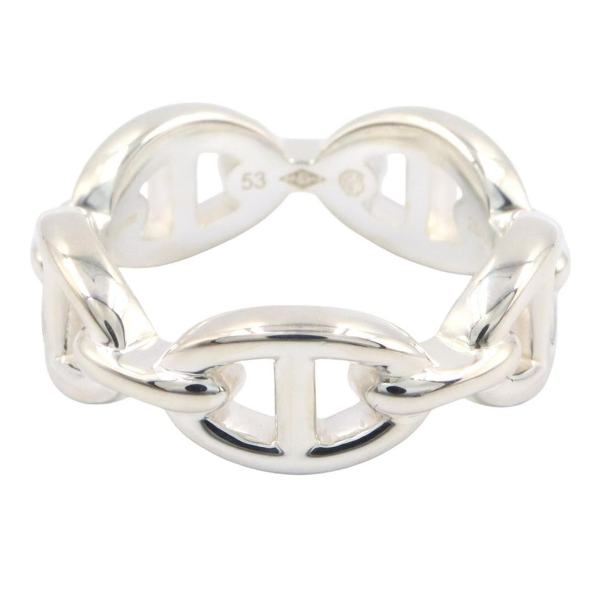 Hermes Ring Enchainee PM 925 Sterling Silver — view 2