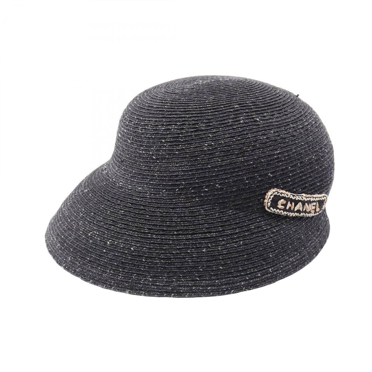 Chanel Hat Clochette Bob Black Nylon Hat