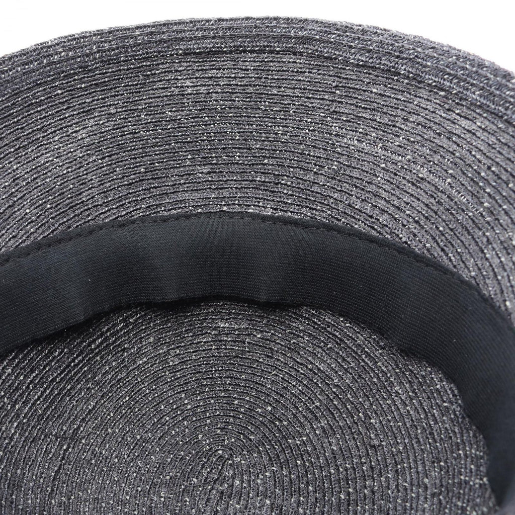 Chanel Hat Clochette Bob Black Nylon Hat — view 6