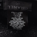 Chanel Hat Clochette Bob Black Nylon Hat — view 5