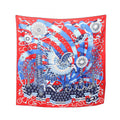 Hermes Scarf Carre 90 la Source de Pegase Silk 90 Water of Pegasus