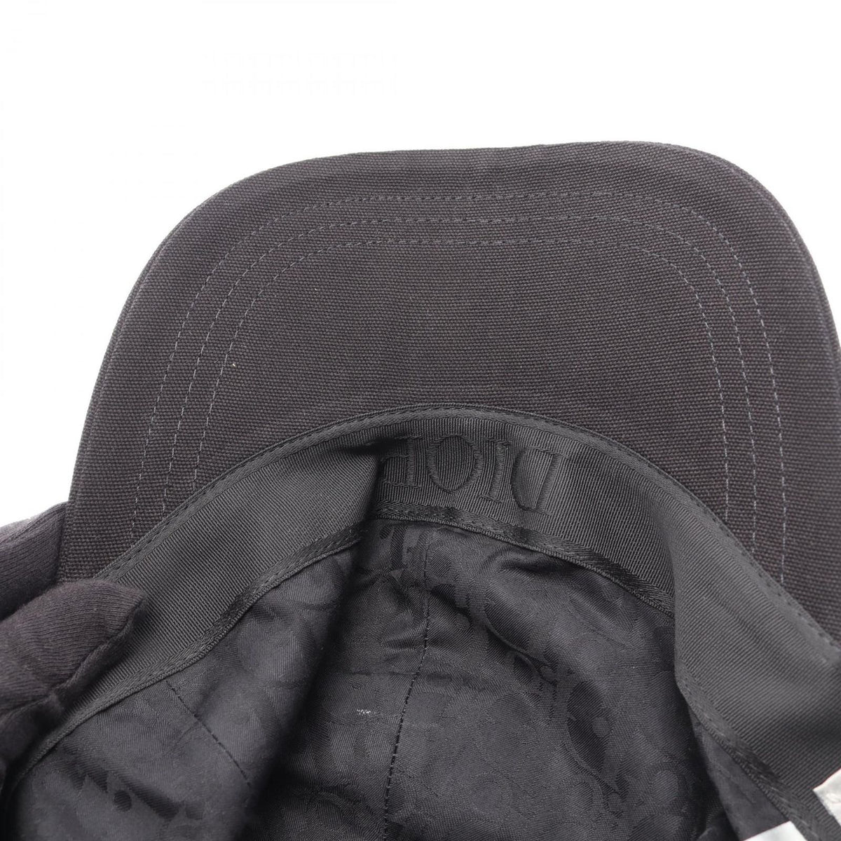 Dior Cap CD Logo Studs Cotton Cap Hat — view 7