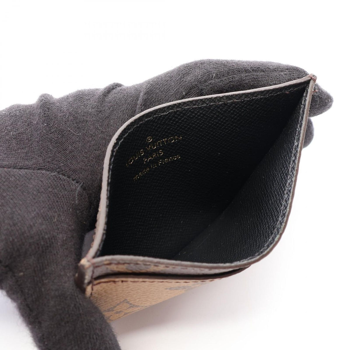 Louis Vuitton Card Case Porte Cartes Simple Monogram Reverse — view 3