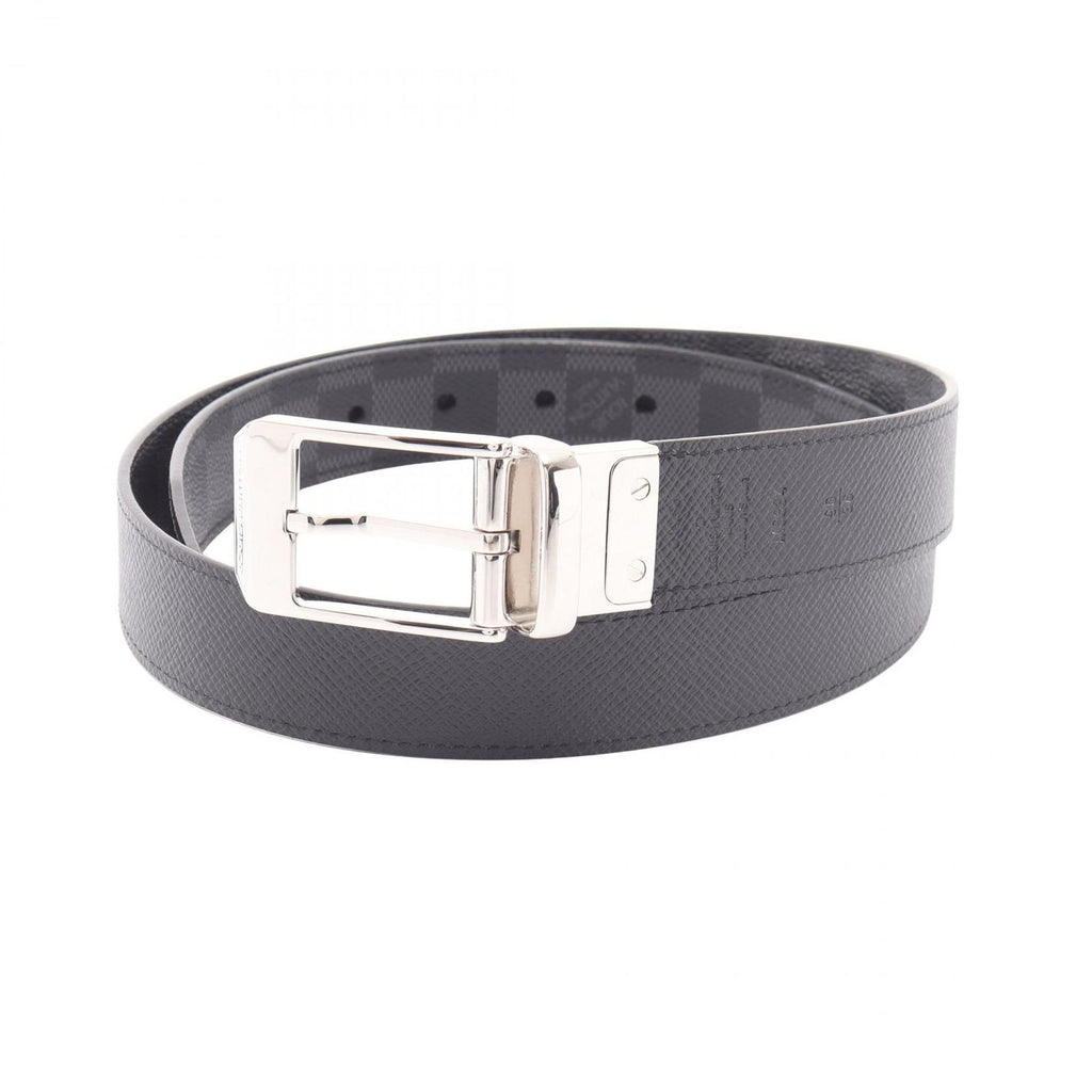 Louis Vuitton Belt Ceinture Seattle Damier Graphite Reversible 30 — view 5