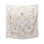 Hermes Scarf Carre 70 Carres Volants Silk