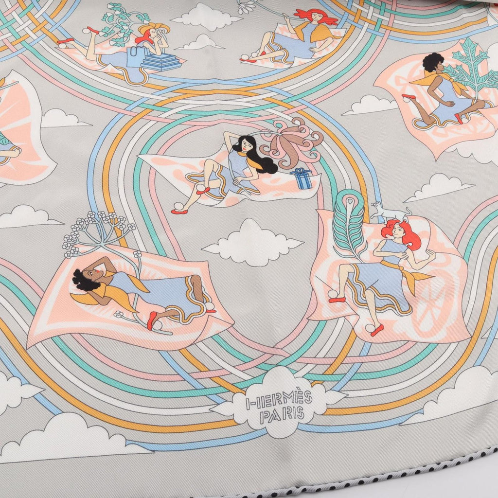 Hermes Scarf Carre 70 Carres Volants Silk — view 6