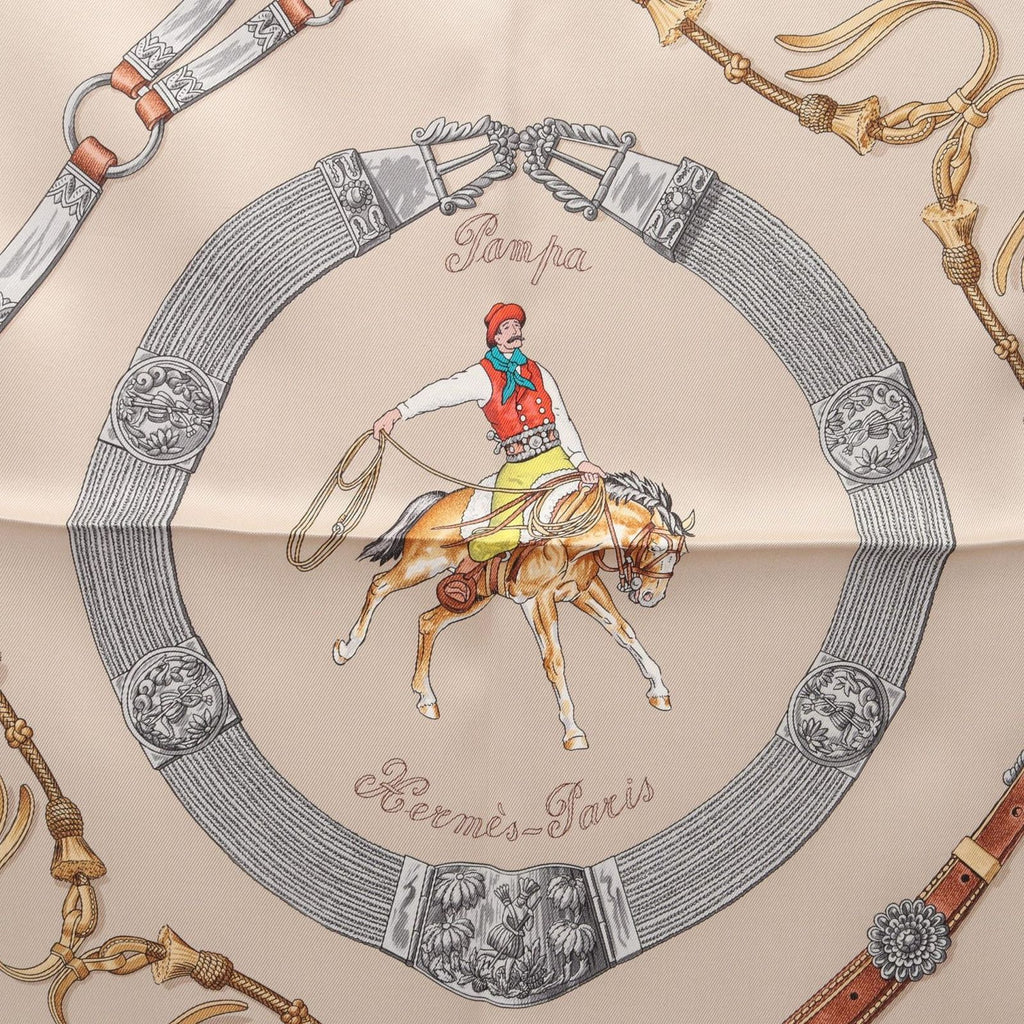Hermes Scarf Carre 70 Pampa Silk — view 5