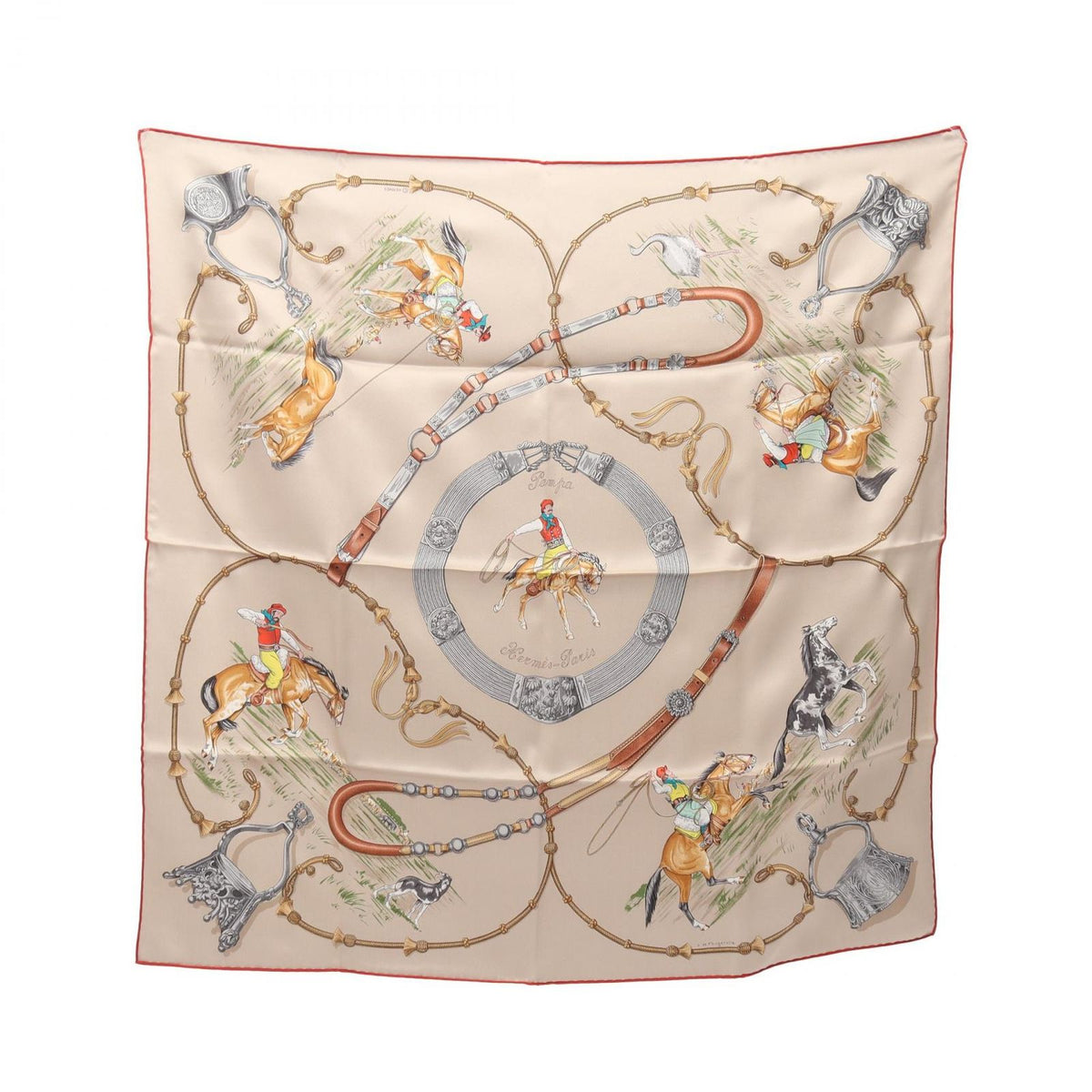Hermes Scarf Carre 70 Pampa Silk