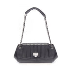 Chanel Shoulder Bag Mademoiselle Black Lambskin Chain