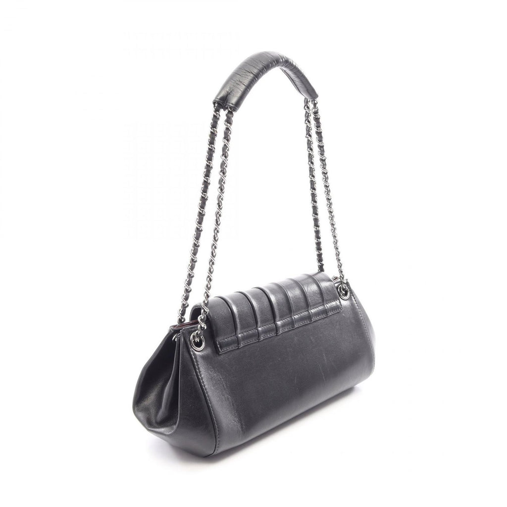 Chanel Shoulder Bag Mademoiselle Black Lambskin Chain — view 2