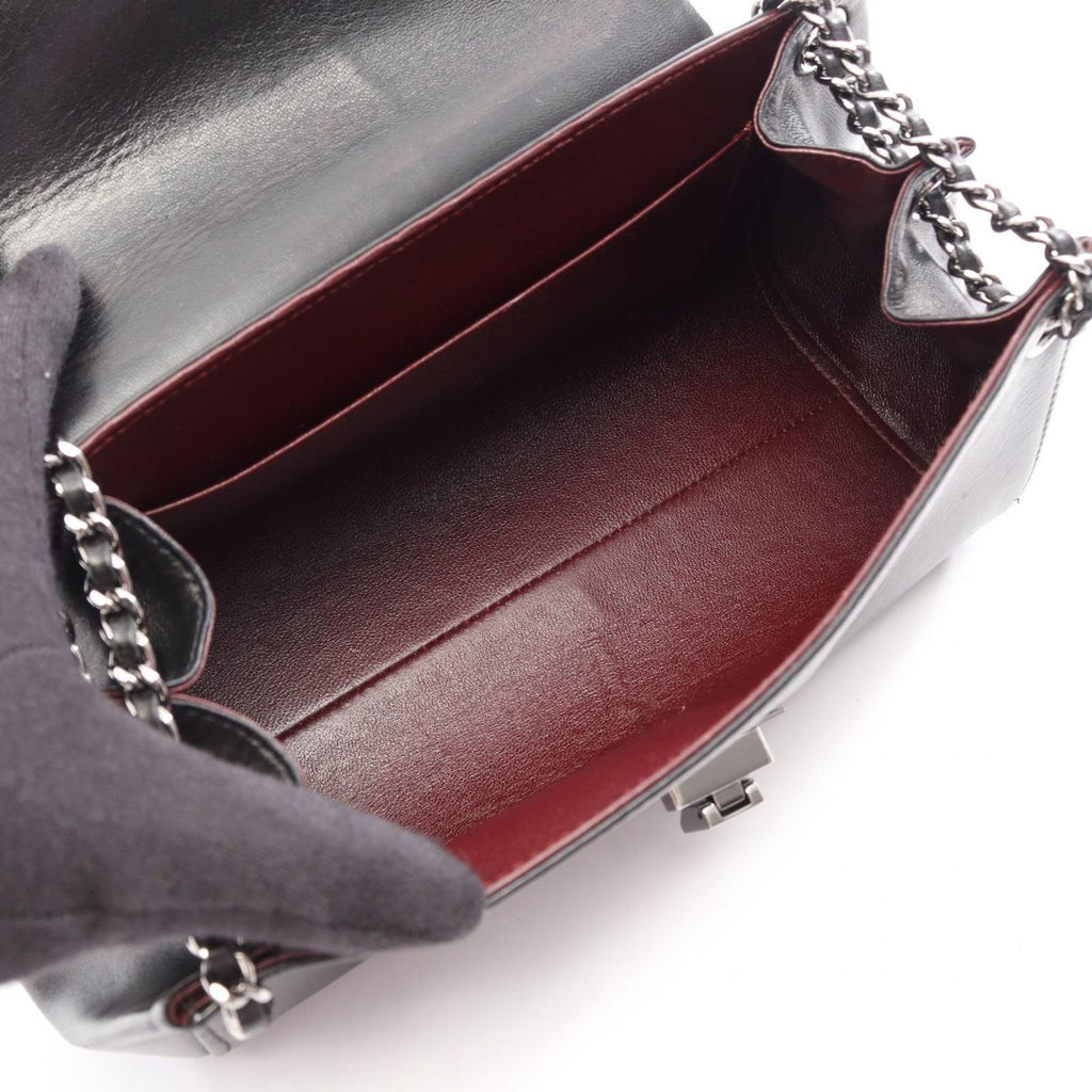 Chanel Shoulder Bag Mademoiselle Black Lambskin Chain — view 3