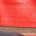 Bottega Veneta Shoulder Bag Intrecciato Red Leather Mini Chain — view 5